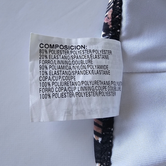 PHAX one piece Swimsute  removable straps Tummy control zibra-tiger print M/34 - Picture 9 of 10